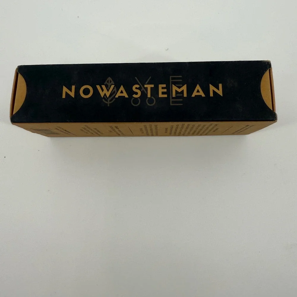 NOWASTEMAN EcoGlide Bamboo‎ Safety Razor Reusable Eco Friendly Shaving Set
